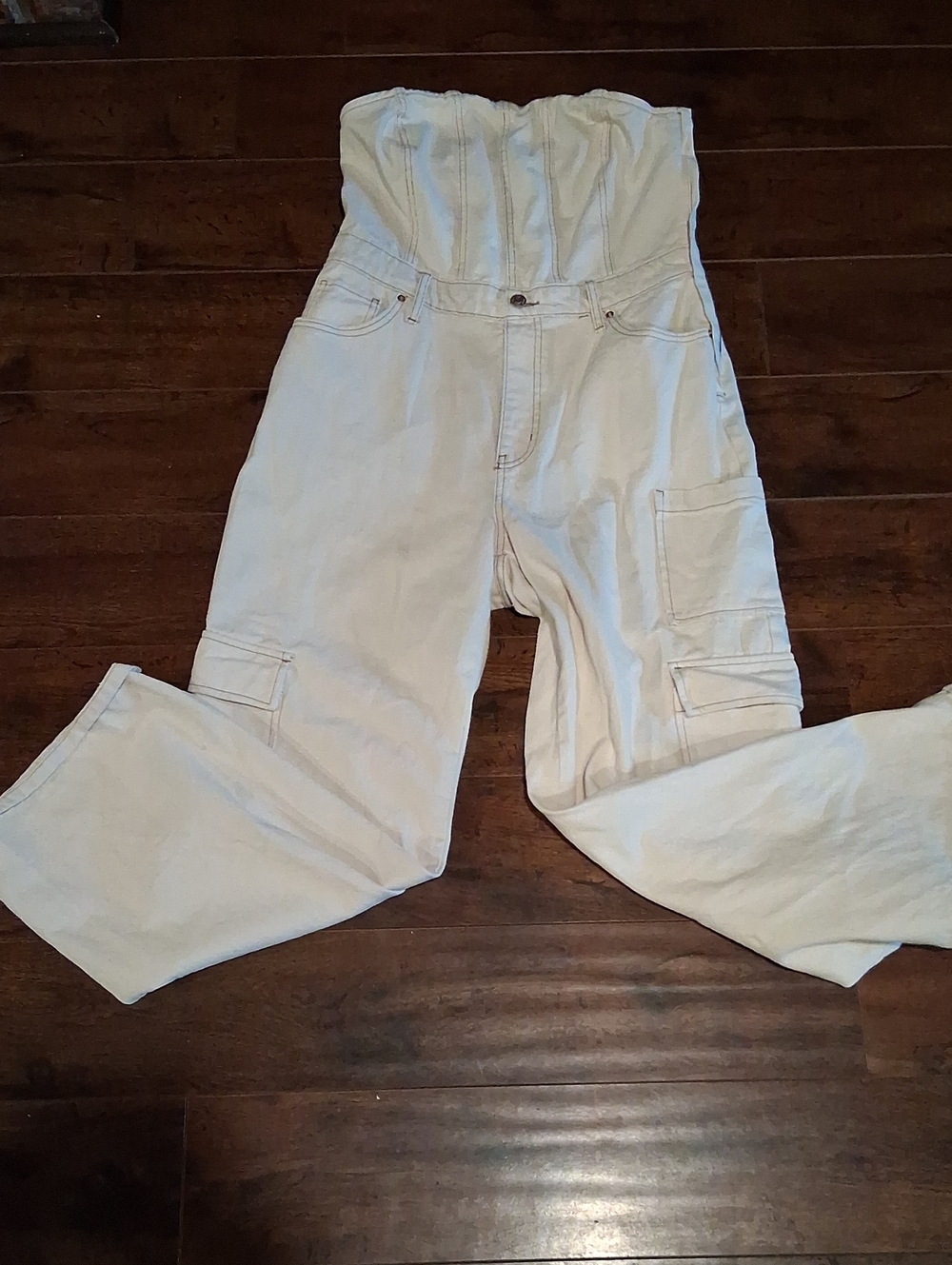 Wild Fable Strapless Cargo Jumpsuit - #5